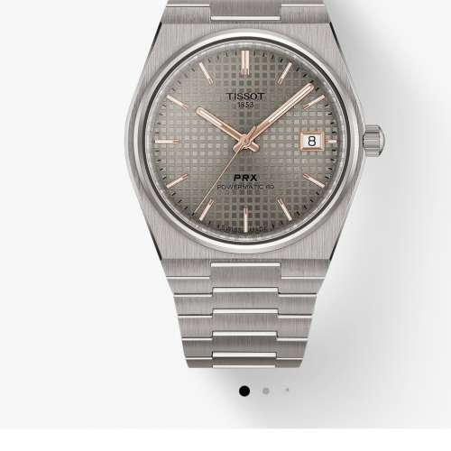 TISSOT PRX 38mm 全鈦銀灰色