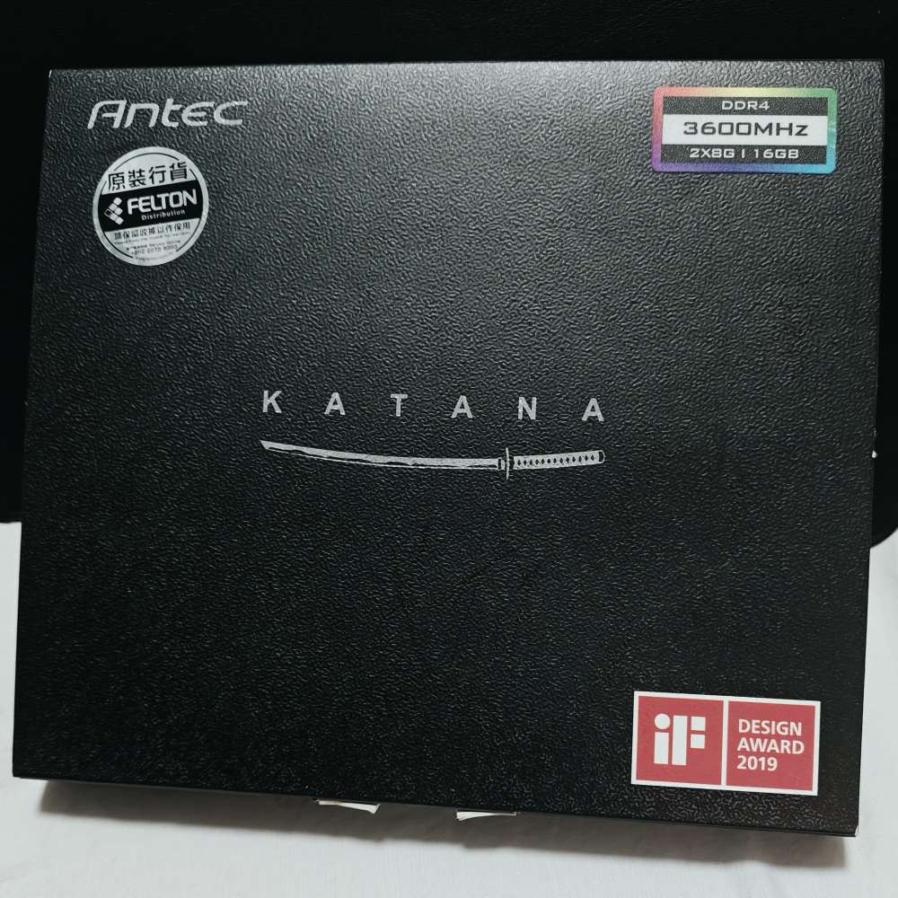 Antec KATANA 16GB (8GB x2) DDR4 3600MHz (AM4U36188G11-7DKR) - 二手