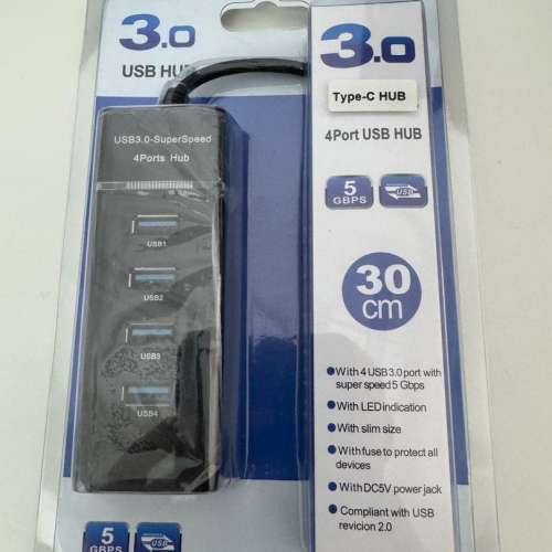 Type-C USB 3.0 擴展塢 Hub