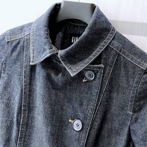 GAP Jeans Double breasted 女装 M碼 寶藍色 牛仔修腰孖襟褸 Classic Denim Jacket...