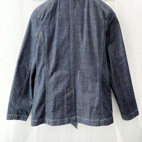 GAP Jeans Double breasted 女装 M碼 寶藍色 牛仔修腰孖襟褸 Classic Denim Jacket...