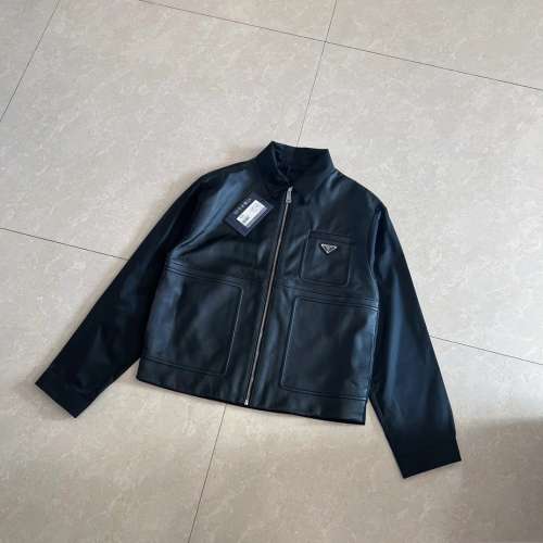 全新PRADA羊皮外套