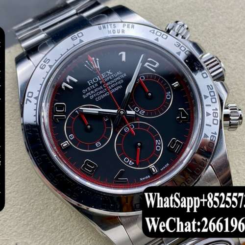 Rolex勞力士 daytona 116509-78599 黑盤腕錶 40mm 計時