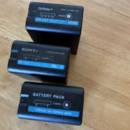 BP-U60 DR-U62大容量電池，適用於SONY多款專業攝錄機！
