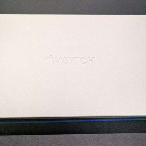 Apple Watch Ultra 2 原鈦色配藍色海洋錶帶