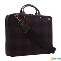 全新Kate Spade藍啡格仔布公事包