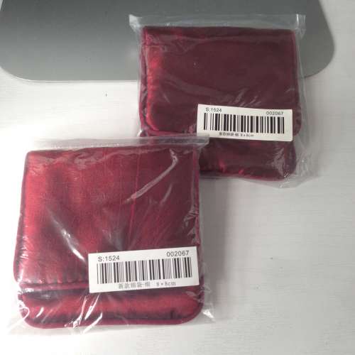 Jewellery Pouch x3 CHOW TAI FOOK 8x8cm NEW 全新 周大福飾品盒戒指小包 3個