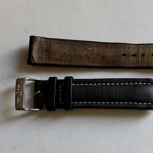 Breitling leather strap and buckle