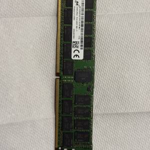 100 %正常Micro DDR4 2400  32GB ECC Ram  一條