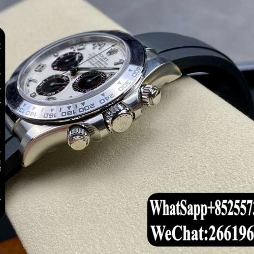 Rolex勞力士 daytona 116519-L(FC) 40mm 膠帶 計時 銀盤腕錶