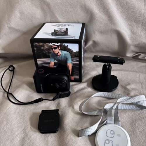 Insta360 GO Ultra 迷你運動相機 (九成新, 標準配件)