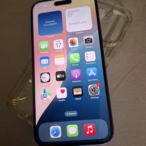 雙卡港版iphone16  plus  256gb battery  96%