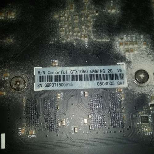 colorful gtx1050 顯示咭