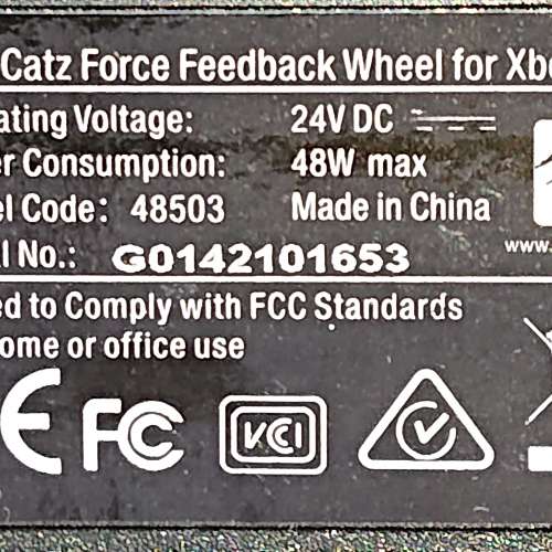 Mad Catz 專業賽車力回歸方向盤 (遊戏方向盤)