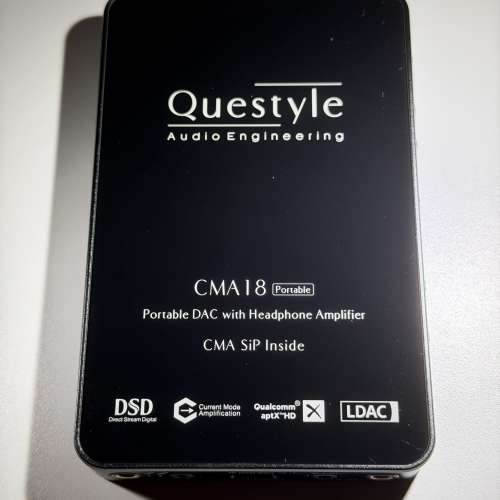 Questyle SIGMA  頂級便攜式DAC/放大器 解碼耳擴 勁少用超新 有盒 送真皮套