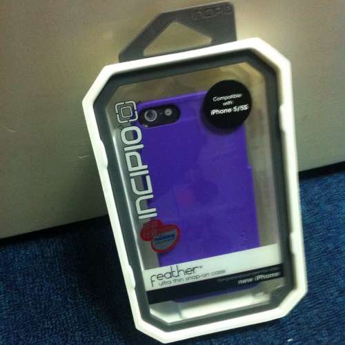 📱INCIPIO iPhone 5/5S/5SE Protective Case PURPLE NEW 全新 手機殼 📱