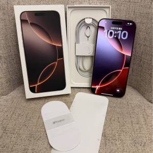 即買即用 接近全新沒有崩或花整配件 有Mon貼 Apple iPhone 16 Pro Max 512GB 大金 ...