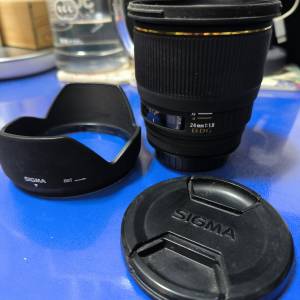 sigma 24mm f1.8 ex dg aspherical A mount