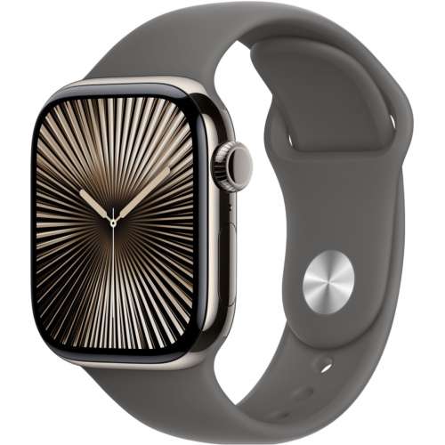 全新 蘋果 Apple Watch Series 10 GPS + Cellular 42mm Natural Titanium 鈦金屬 行貨