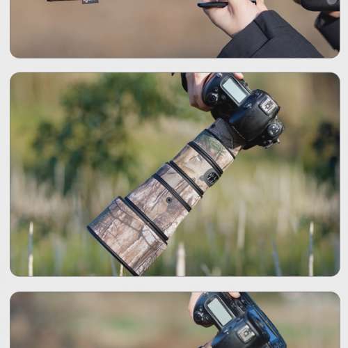 For Nikon AF-S NIKKOR 500mm f/5.6E PF ED VR 鏡頭防水炮衣 - JDigital Camouflage...