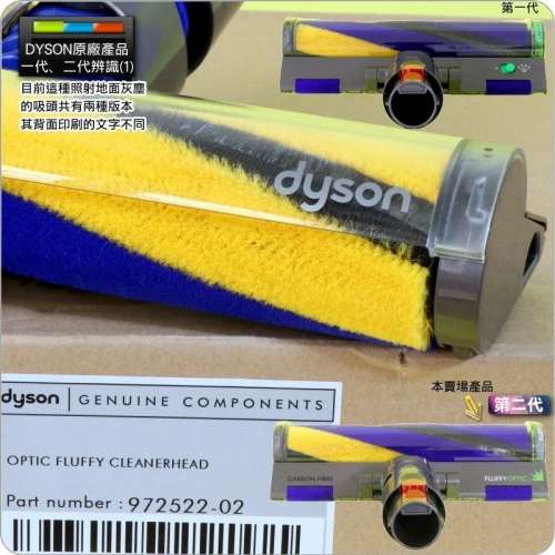 🌟包順豐🌟原廠Dyson吸頭 智慧光學偵測吸頭 激光軟絨吸頭 適用於Dyson V12 / Dyson...