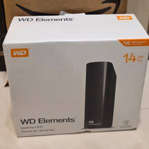 全新WD Elements 14T External Harddisk