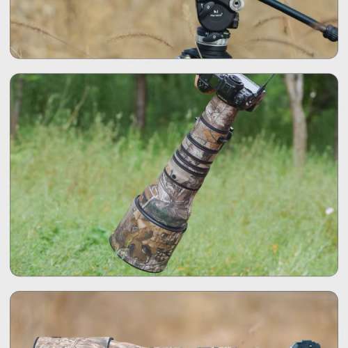 XCOAT Lens Camouflage Coat For Nikon Nikkor Z 600mm f/4 TC VR S Green Grass Camo