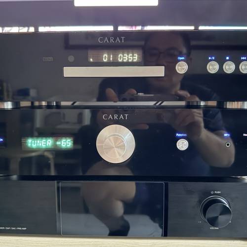 法國CARAT C57  CD機和 A57 音響合并功放機
