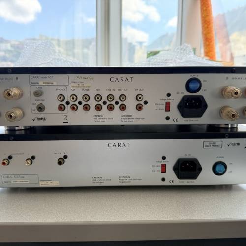 法國CARAT C57  CD機和 A57 音響合并功放機