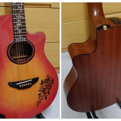 Yamaha APX-3缺角民謠電木結他 (Made in Taiwan) + 結他袋