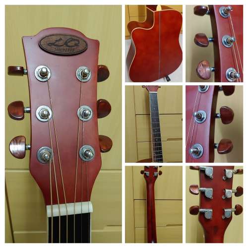 LQ FC-50缺角民謠電木結他 (With Pickup) + 結他袋