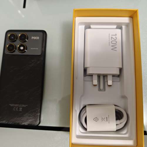 港行 POCO F6 Pro 12GB RAM 512GB ROM 黑色齊件