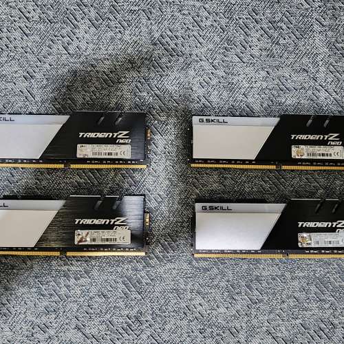 Gskill TridentZ Neo DDR4 3600c16 16GBx2 32GB 2 SET 一共64GB