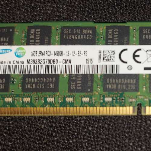 Samsung (M393B2G70DB0-CMA) 16GB 2Rx4 PC3-14900R ECC RAM