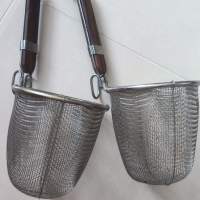 不銹鋼漏勺麻辣燙粉籬茶餐廳過濾網中式撈面勺煮面撈面簍漏勺漏網大漏勺結業清貨