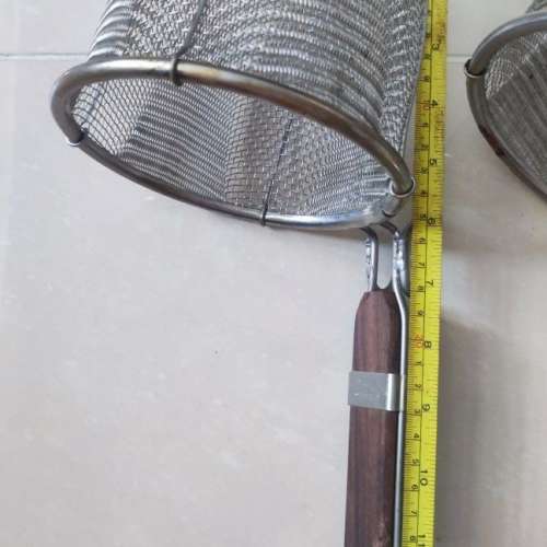 不銹鋼漏勺麻辣燙粉籬茶餐廳過濾網中式撈面勺煮面撈面簍漏勺漏網大漏勺結業清貨