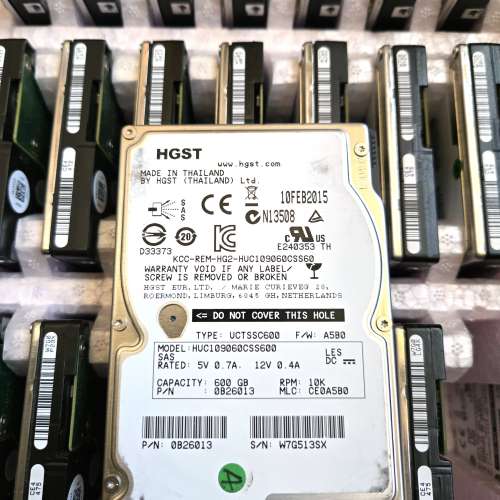 HGST 600GB SAS