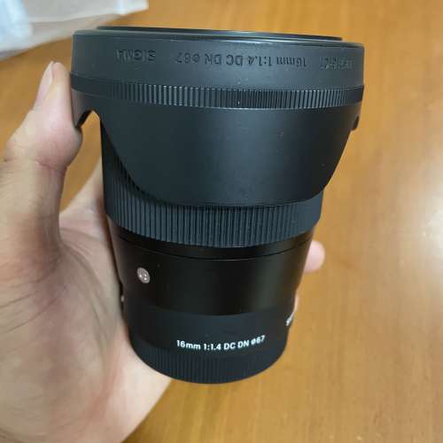有保養到27年 Sigma 16mm f/1.4 DC DN Lens (E-mount / Sony)