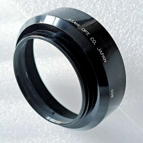 Pentax Asahi Takumar 50 55mm 1.4 Lens Hood 圓形遮光罩 連原裝皮套