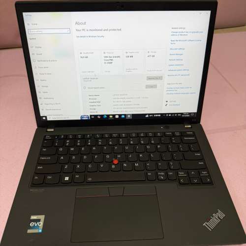 Lenovo Thinkpad X13 Gen3 / i5-1240P / 16GB / 512SSD