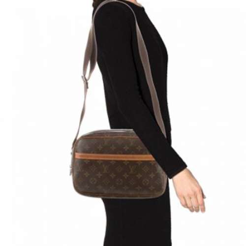 Louis Vuitton (LV) Reporter PM Monogram 男女合用 單肩袋 相機袋