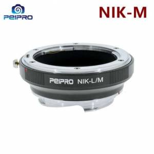 PEIPRO Nikon F Mount D/SLR Lens To Leica M Mount Adaptor (6-bit Code，金屬接環)