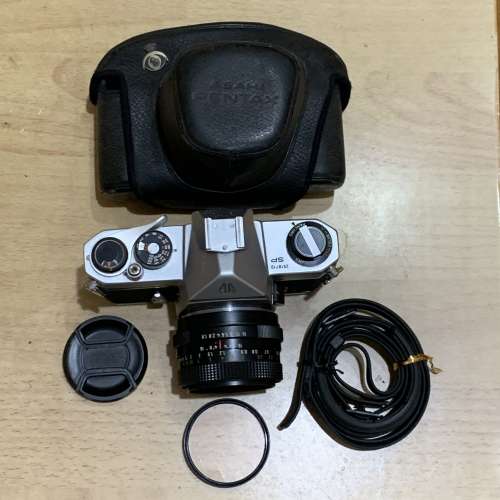 超新機鏡 Pentax spotmatic+德國製50mm 1.8光圈鏡頭 有測光