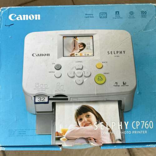 Canon SELPHY CP760 相片打印機 清屋出售HK$100.00