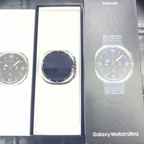 90%New Galaxy Watch Ultra 2025 原鈦色香港行貨 全套有盒有配件 自用首選超值