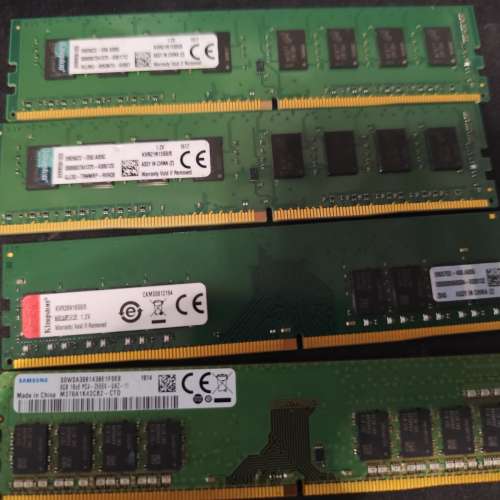 DDR4  8gb , 4條,  共 32GB