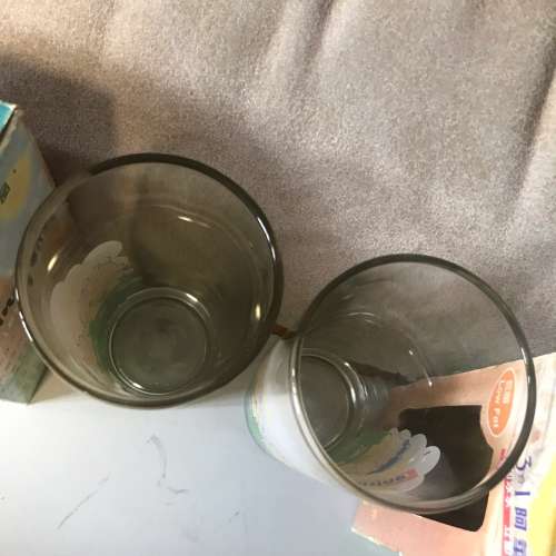 🥛 OVALTINE Glass 2pc Set Milk Glasses NEW 全新 阿華田 玻璃杯 2件套 個人收藏 🥛