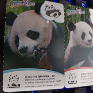 香港海洋公園成人門票 2張
