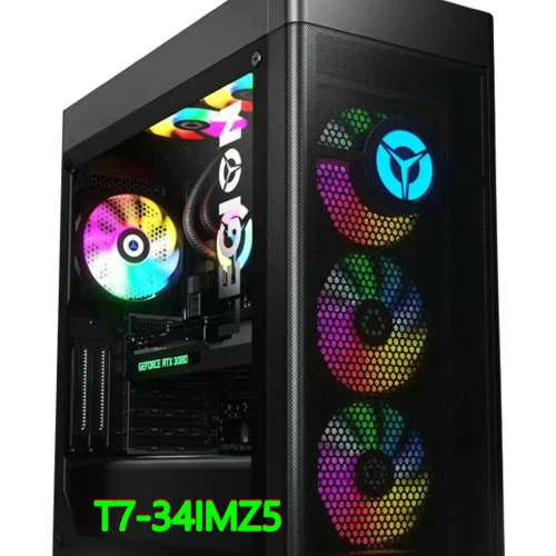 99%新大型10熱管散熱器及機箱AVC RGB燈效風扇