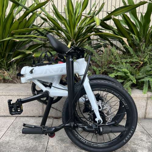 2025 JAVA X2 7速 油剎 16吋349鋁合金折叠車 送水架前後蛙燈叮叮